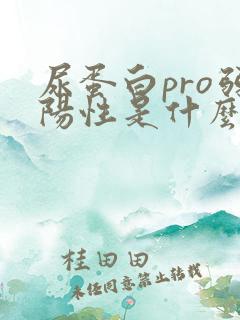 尿蛋白pro弱阳性是什么意思