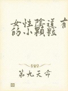 女性阴道有白色的小颗粒