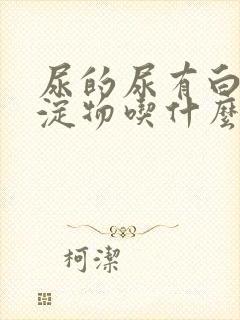 尿的尿有白色沉淀物吃什么药