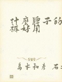 什么牌子的纸尿裤好用