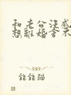 和老公没感情了想离婚舍不得孩子