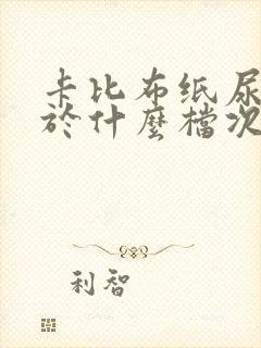 卡比布纸尿裤属于什么档次