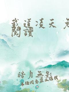 武道凌天 免费阅读