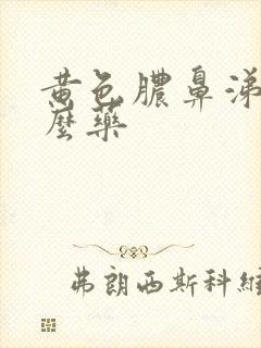 黄色脓鼻涕吃什么药