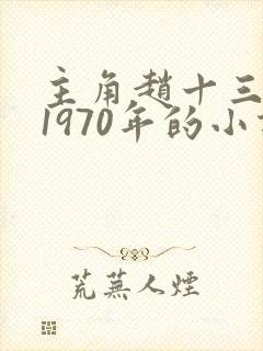 主角赵十三重生1970年的小说