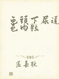 龟头下尿道内白色肉粒