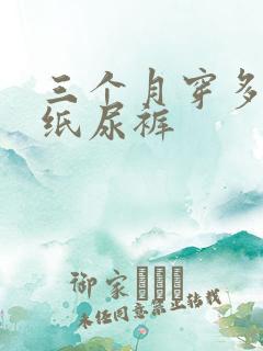 三个月穿多大的纸尿裤