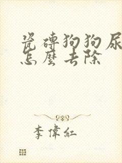 瓷砖狗狗尿骚味怎么去除