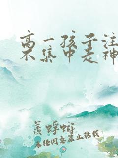 高一孩子注意力不集中走神