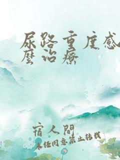 尿路重度感染怎么治疗