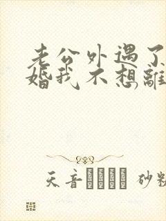 老公外遇了要离婚我不想离婚怎么办