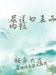 尿道口表面有小肉粒