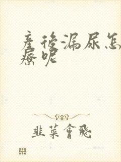 产后漏尿怎么治疗呢