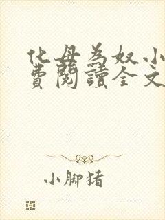 化母为奴小说免费阅读全文最新章节