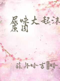 尿味大起沫什么原因