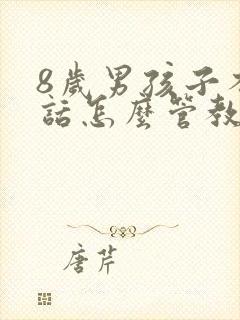 8岁男孩子不听话怎么管教