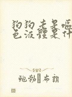 狗狗老是呕吐黄色液体是什么原因