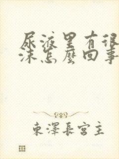 尿液里有很多泡沫怎么回事