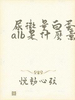 尿微量白蛋白malb是什么意思