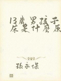 13岁男孩子尿床是什么原因