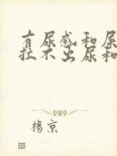 有尿感和屎感但拉不出尿和屎