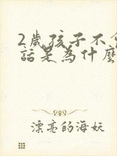 2岁孩子不会说话是为什么