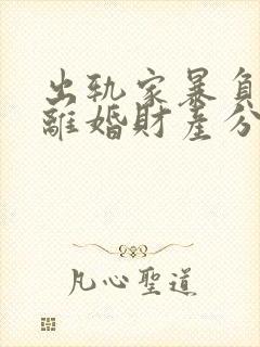 出轨家暴负资产离婚财产分割