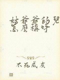 姑爷爷的儿子我怎么称呼