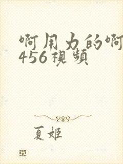 啊用力的啊好深456视频