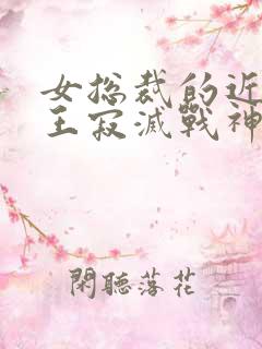 女总裁的近身兵王寂灭战神