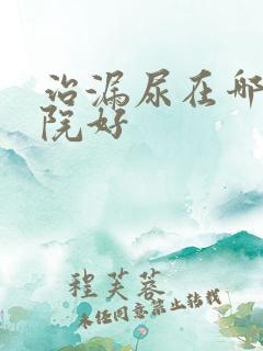 治漏尿在哪个医院好