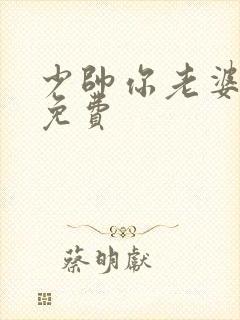 少帅你老婆又跑免费