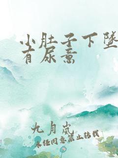 小肚子下坠感觉有尿意