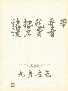快把我哥带走动漫免费看