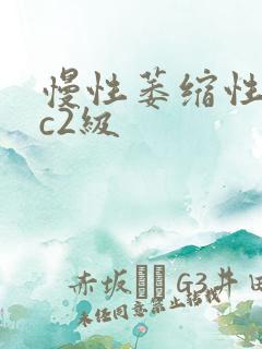 慢性萎缩性胃炎c2级