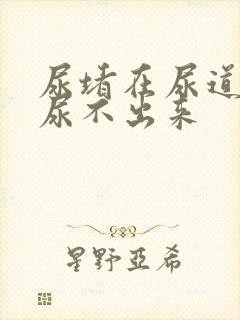 尿堵在尿道口了尿不出来