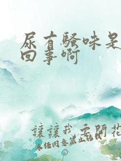 尿有骚味是怎么回事啊