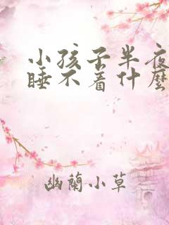 小孩子半夜醒了睡不着什么原因