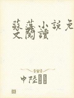 苏落小说免费全文阅读