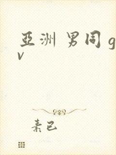 亚洲 男同 gv