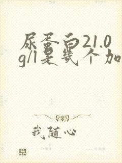 尿蛋白21.0g/l是几个加号