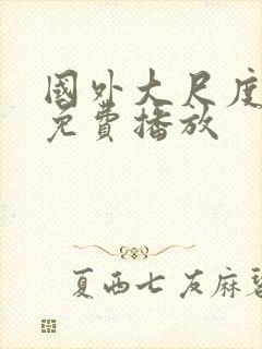 国外大尺度电影免费播放