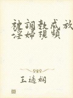 被调教成放荡小淫妇视频