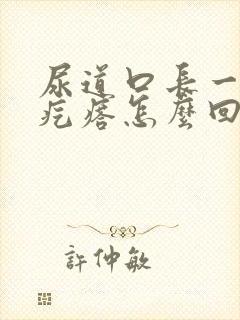 尿道口长一个小疙瘩怎么回事