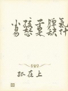 小孩子脾气暴躁易怒是缺什么