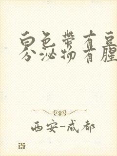 白色带有豆腐渣分泌物有腥臭味