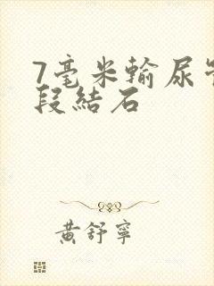 7毫米输尿管下段结石