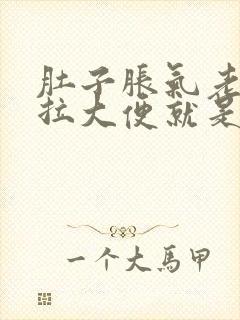 肚子胀气老是想拉大便就是拉不出