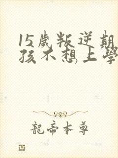 15岁叛逆期男孩不想上学