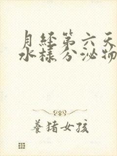 月经第六天流出水样分泌物